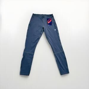 Asics Womens D1 Running Joggers Gray XS (7/8) Stretch Performance Pants | 154560